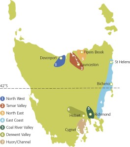 Map via winetasmania.com.au