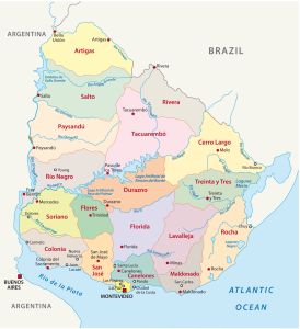 Uruguay map